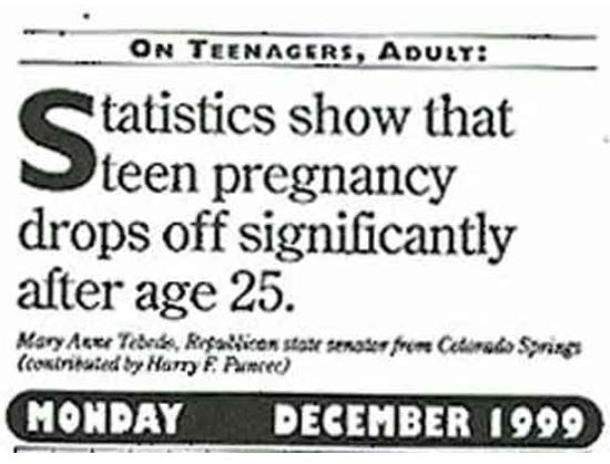 Teen Pregnancy Statistics